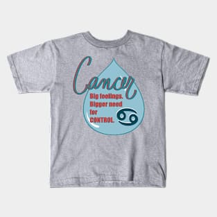 Cancer Zodiac Tee Kids T-Shirt